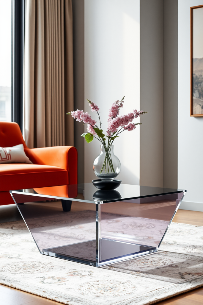 10 Creative Ideas and Inspiration for Acrylic Coffee Tables - afullmug.com