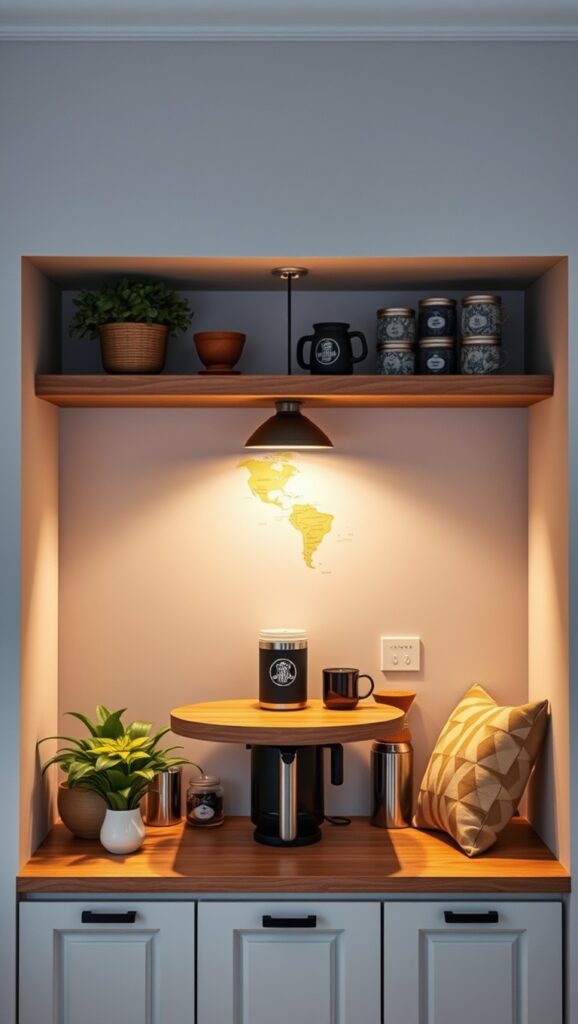 20 Cozy Ideas to Create Your Dream Home Coffee Bar Nook! - afullmug.com