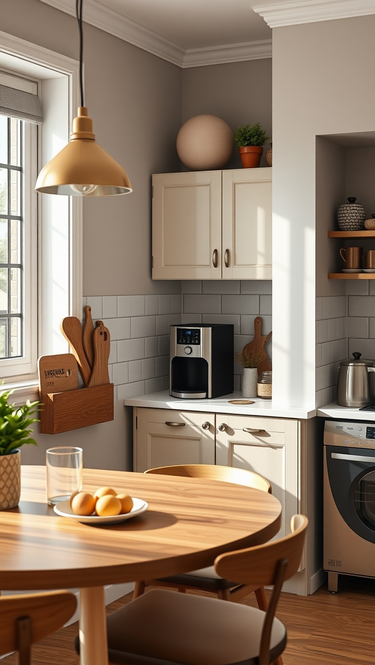 25 Aesthetic Kitchen & Dining Corners That Will Inspire You - 16. Sweet Coffee Stations for a Morning Boost