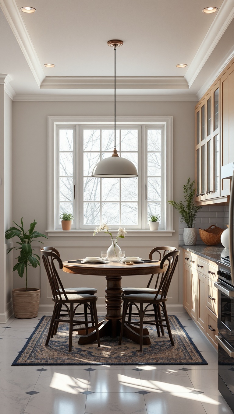 25 Aesthetic Kitchen & Dining Corners That Will Inspire You - 23. Bright and Airy Window Treatments