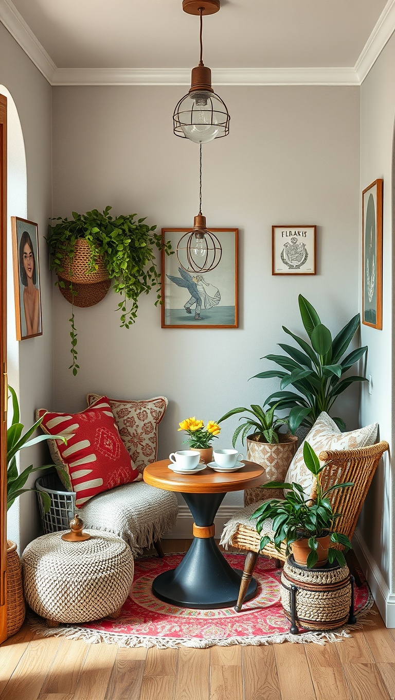 25 Chic Boho-Style Coffee Nook Ideas to Brighten Your Space - 25. Your Personal Coffee Corner: Customize It!