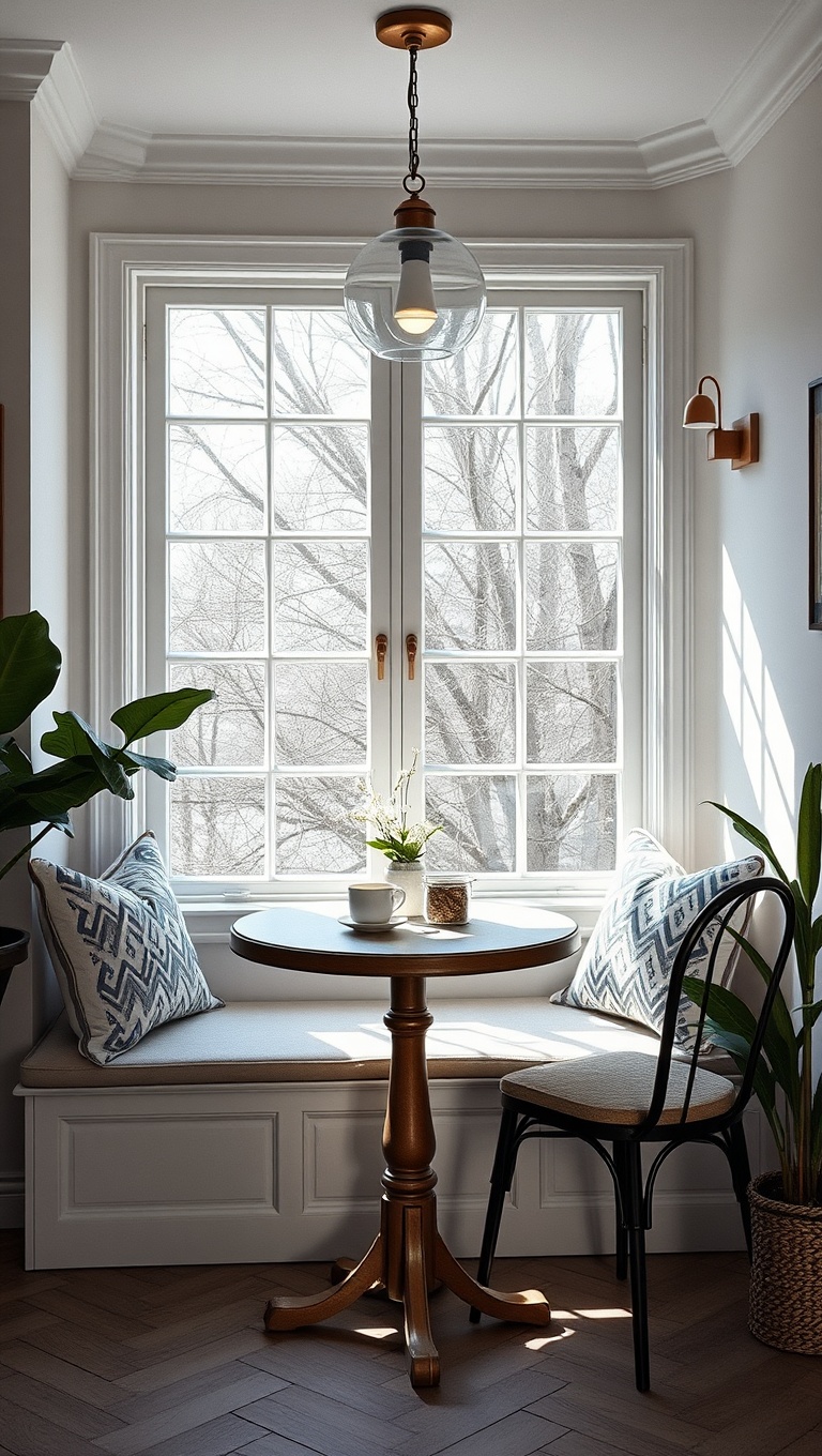 25 Chic Breakfast Nook Ideas That Will Transform Your Mornings - 15. Charming Window Seat