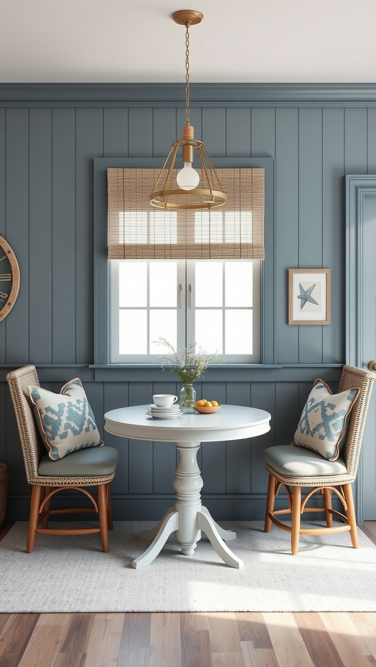25 Chic Breakfast Nook Ideas That Will Transform Your Mornings - 21. Coastal Chic Decor