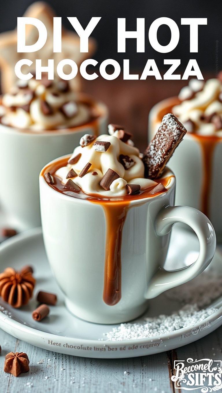 25 Sweet and Cozy Ideas for Your DIY Hot Chocolate Bar - 8. Seasonal Flavors Extravaganza