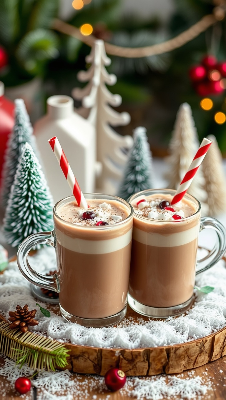 25 Sweet and Cozy Ideas for Your DIY Hot Chocolate Bar - 1. Whimsical Winter Wonderland
