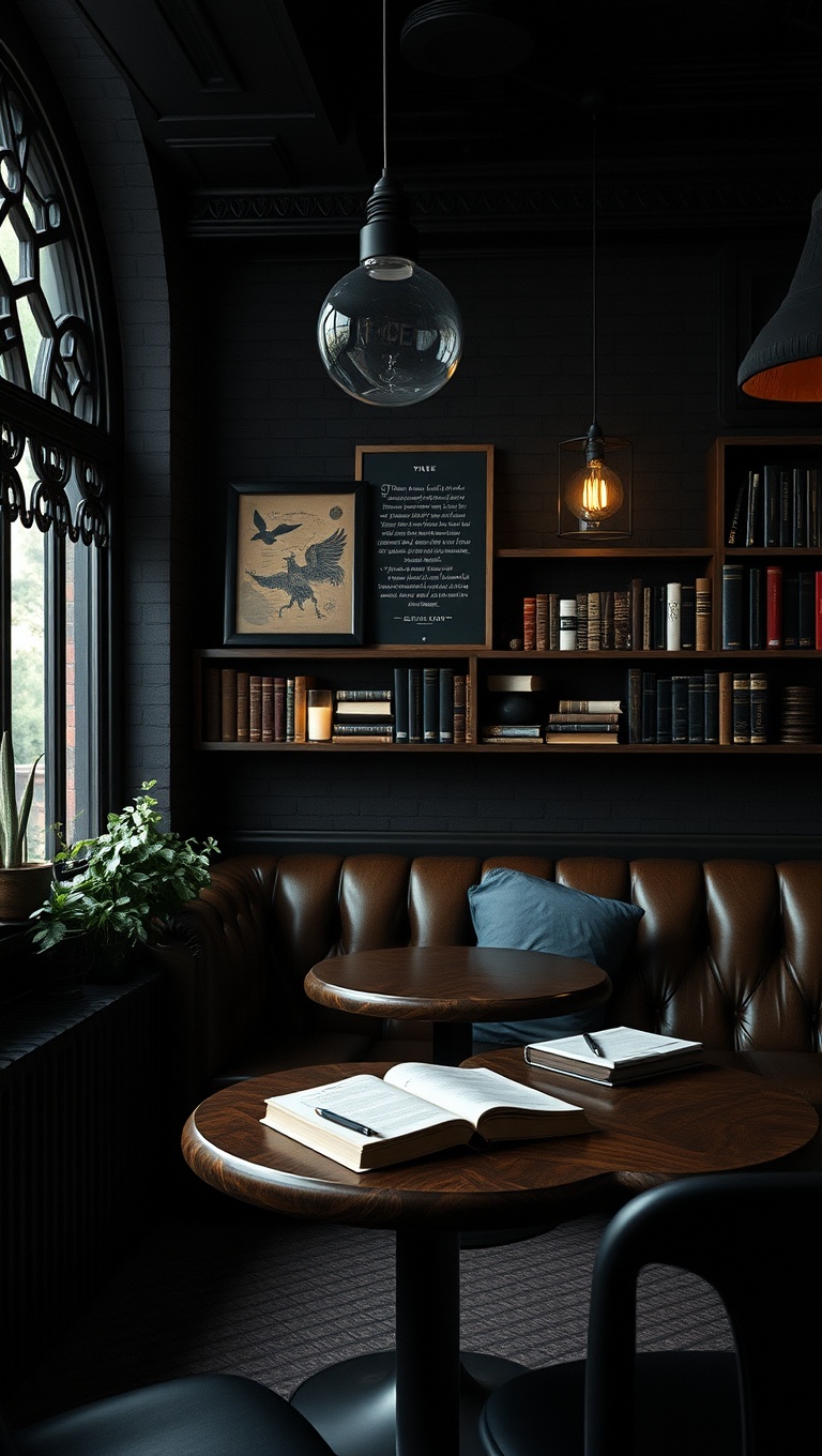 25 Enchanting Ideas for Dark Academia-Inspired Reading & Coffee Spots - 19. Dark Academia Aesthetic Journals for Notes