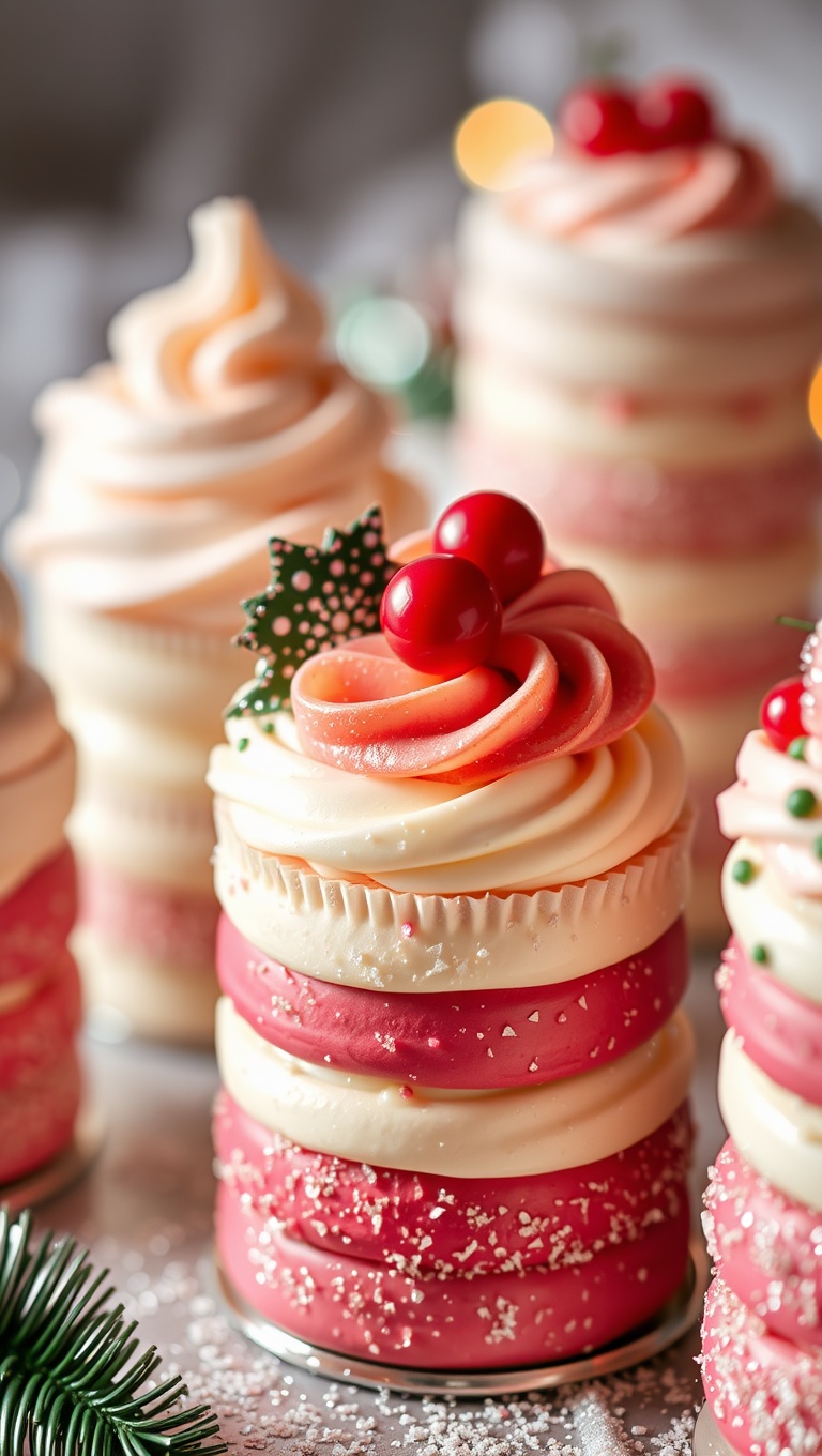 25 Sweet and Festive Ideas for Your Holiday Dessert Bar - 15. Sparkling Desserts: Glittery Sweet Sensations