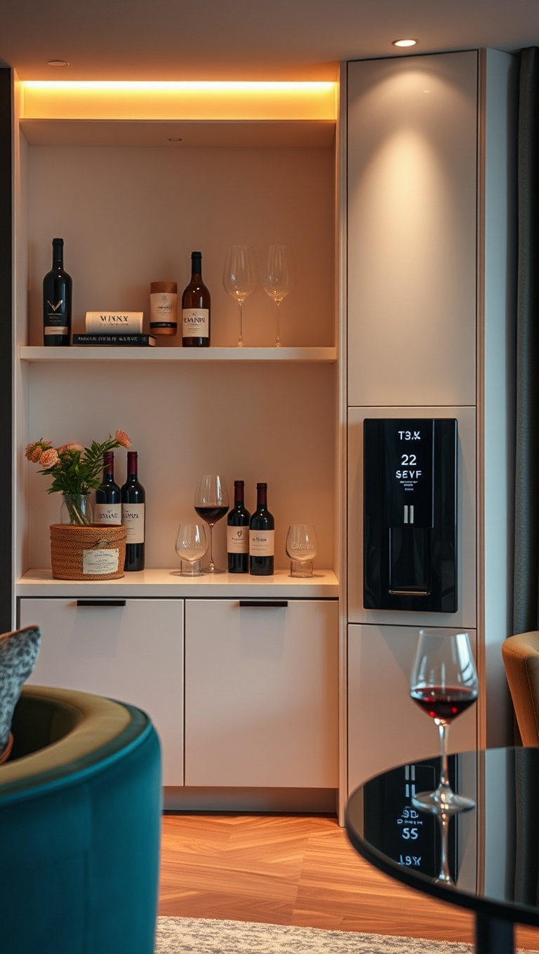 25 Stunning Ideas for Your Dream Luxury Wine-Tasting Corner at Home - 23. A Self-Serve Wine Dispensing System