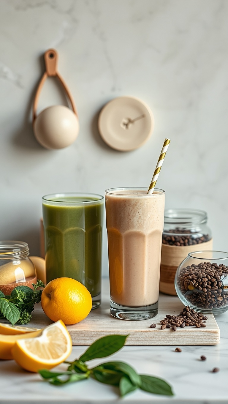 25 Inspiring Ideas for Your Ultimate Matcha and Smoothie Station - 21. Color Coordination with Ingredients