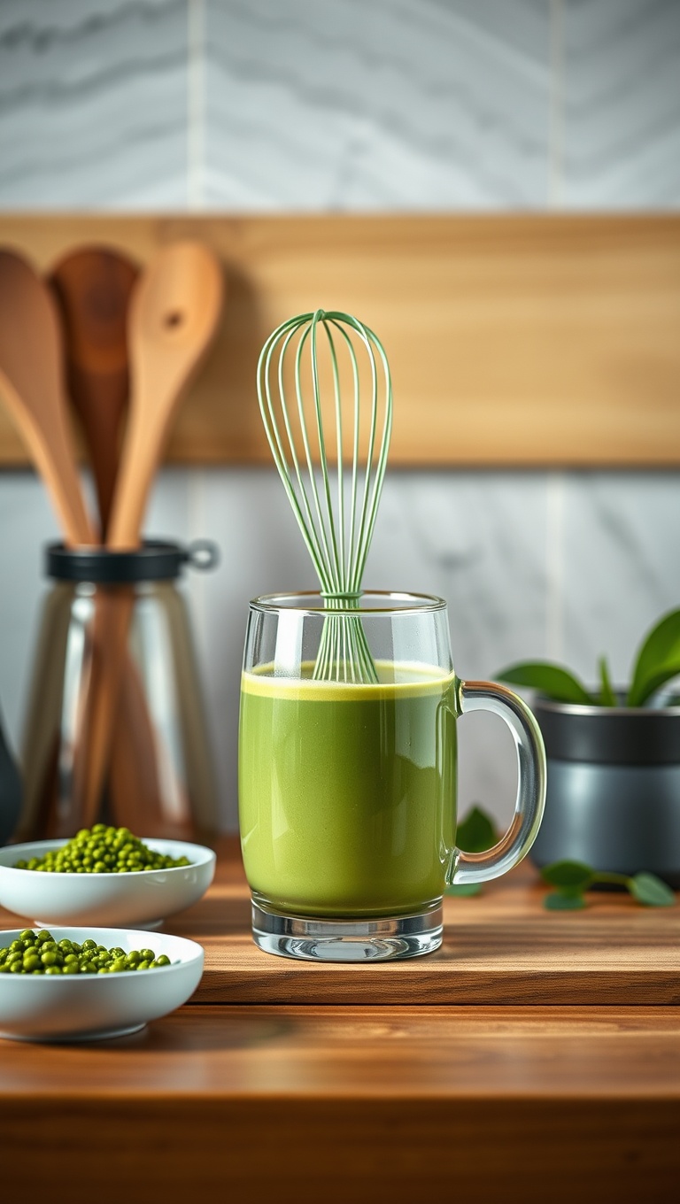 25 Inspiring Ideas for Your Ultimate Matcha and Smoothie Station - 4. Cute Matcha Whisk Holder