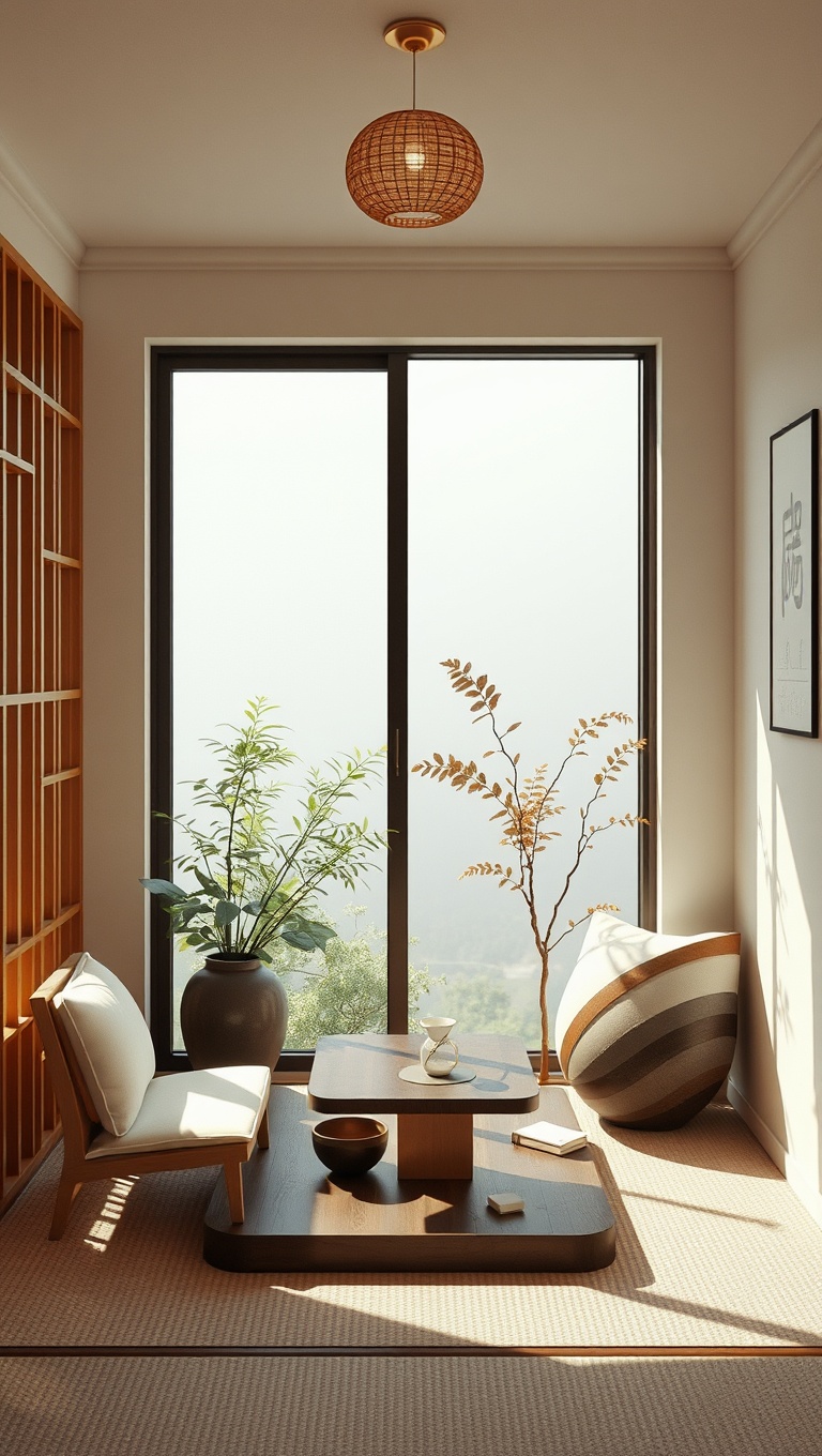 25 Chic Ideas for Your Minimalist Japandi-Style Tea Nook - 4. Use Neutral Color Palettes for a Serene Atmosphere