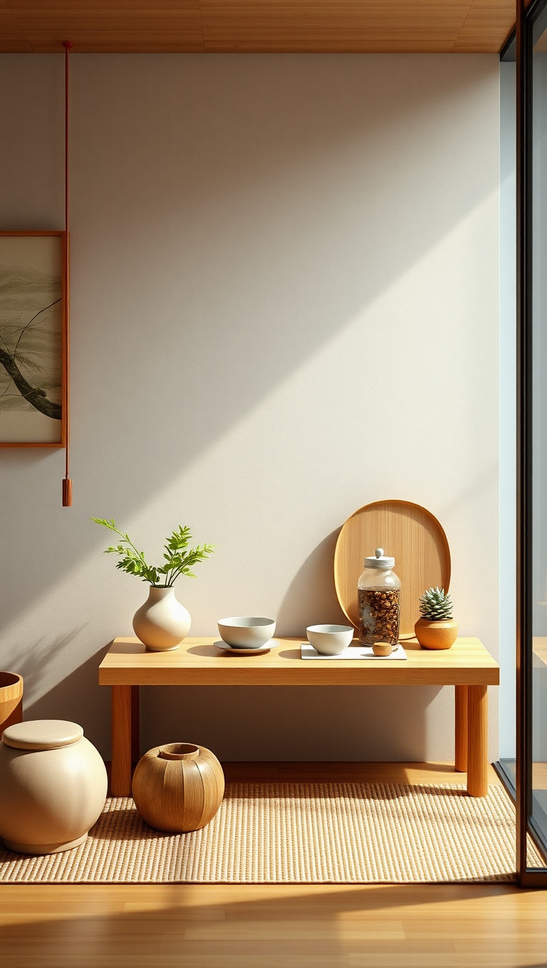 25 Chic Ideas for Your Minimalist Japandi-Style Tea Nook - 23. Create a DIY Tea Station with Simple Materials