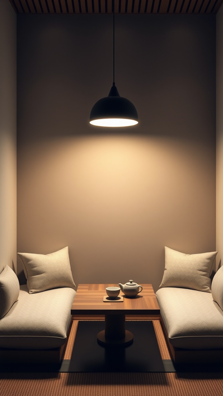 25 Chic Ideas for Your Minimalist Japandi-Style Tea Nook - 3. Add Soft Cushions for Maximum Comfort