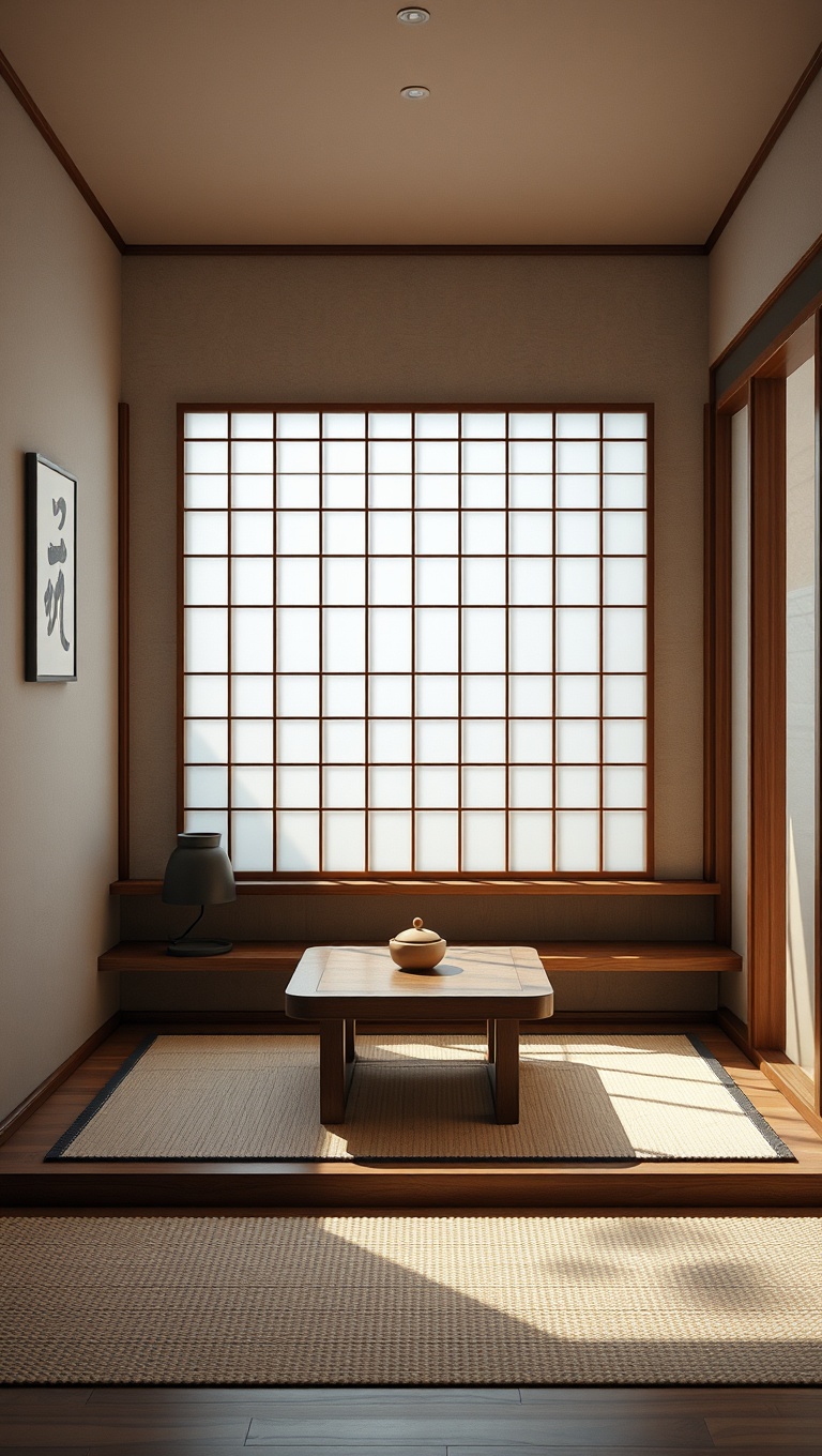 25 Chic Ideas for Your Minimalist Japandi-Style Tea Nook - 2. Choose a Low Wooden Table for a Zen Vibe