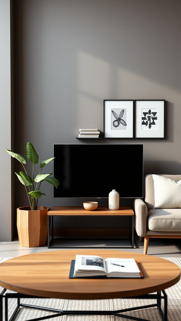 25 Chic and Inspiring Ideas for Your Modern Minimalist Coffee Corner - 17. Journal and Coffee Combo Table