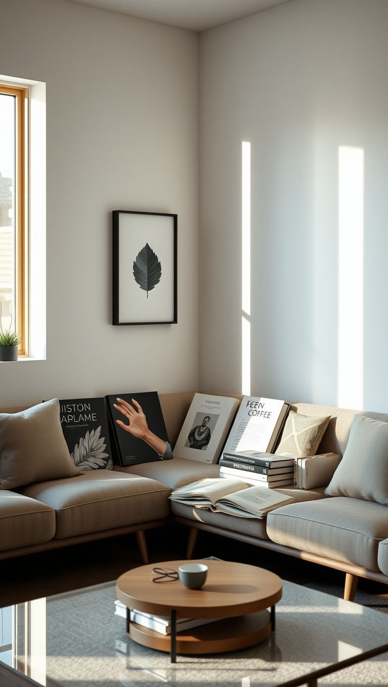 25 Chic and Inspiring Ideas for Your Modern Minimalist Coffee Corner - 20. Minimalist Coffee Table Books