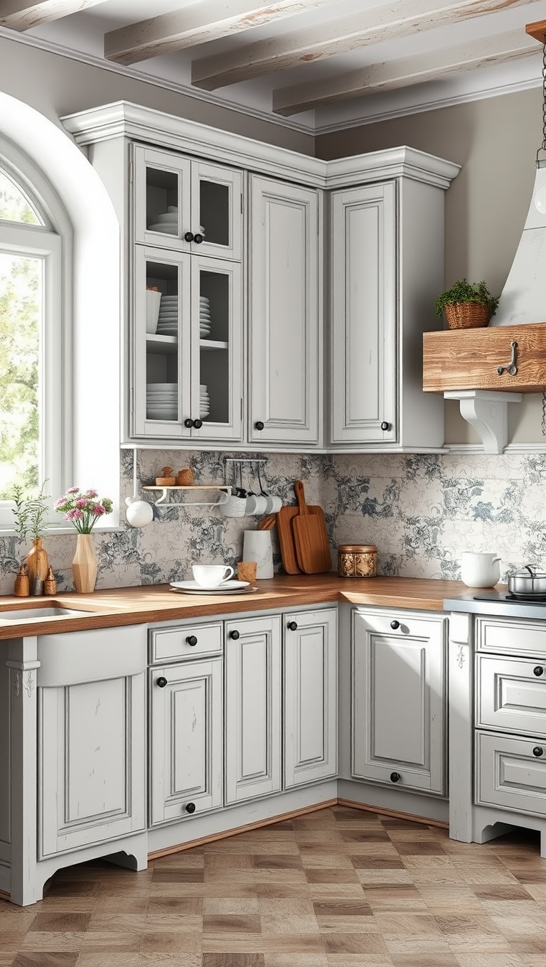 25 Charming Ideas for Old-World European-Inspired Kitchen Corners