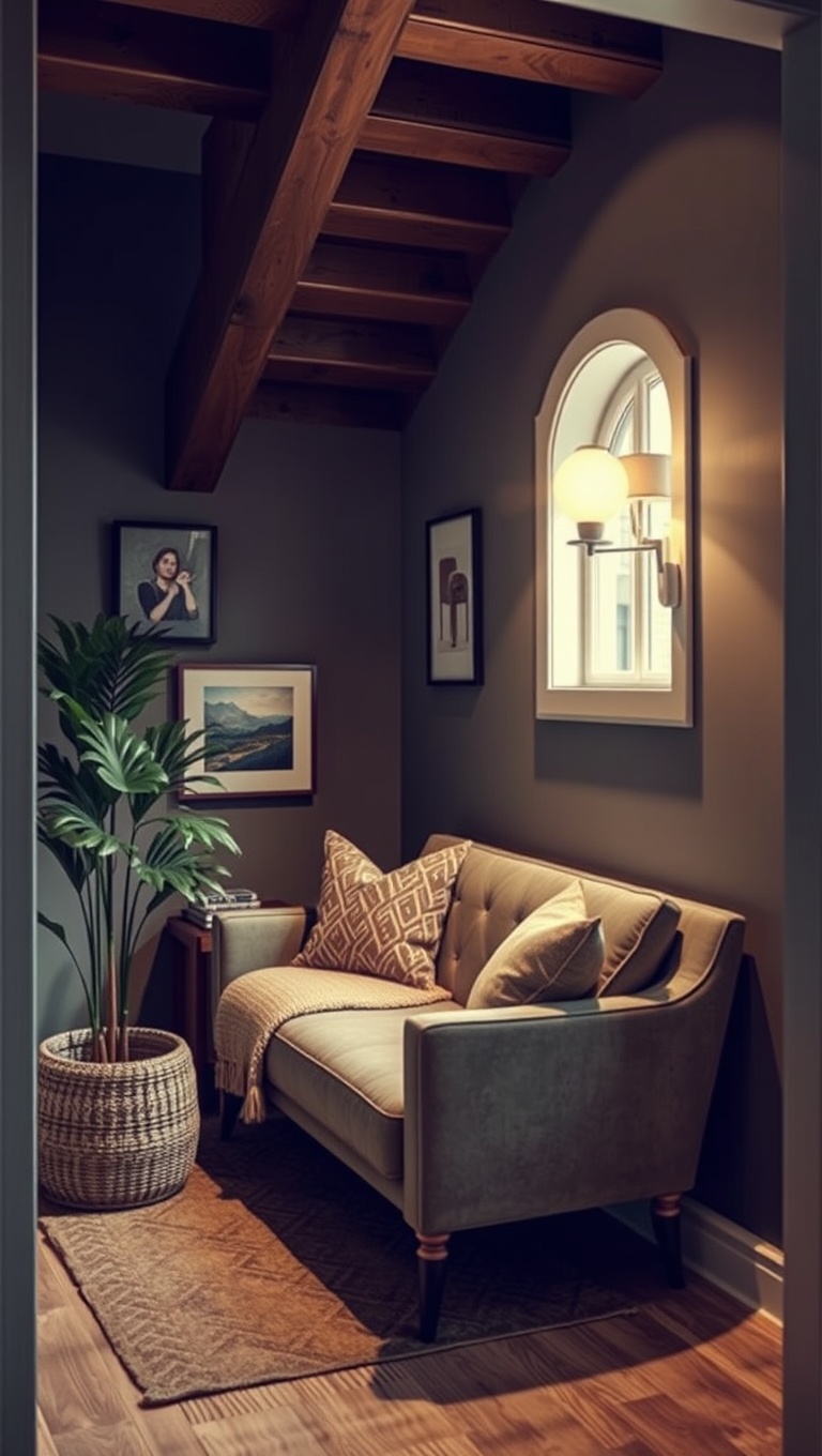 25 Cozy Reading Nooks & Spaces That Will Make You Want to Curl Up With a Book - 3. Under-the-Stairs Hideaway