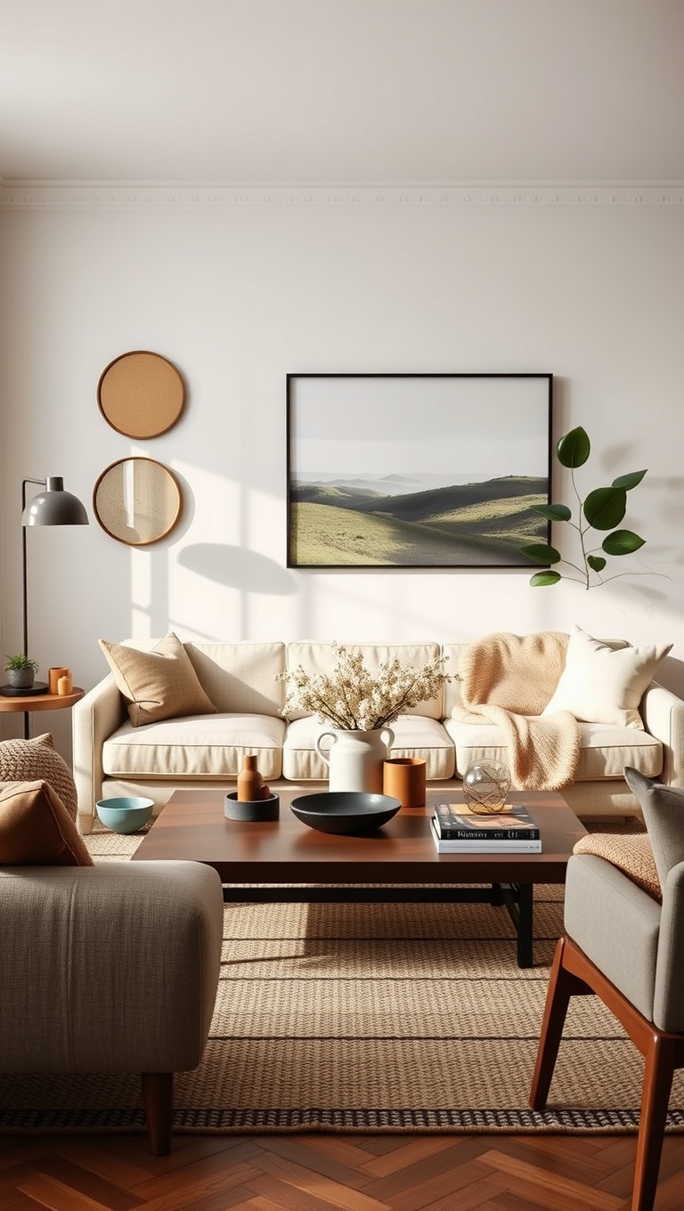 25 Cozy Ideas for Scandinavian Hygge-Inspired Coffee Spaces - 14. Choose a Statement Coffee Table