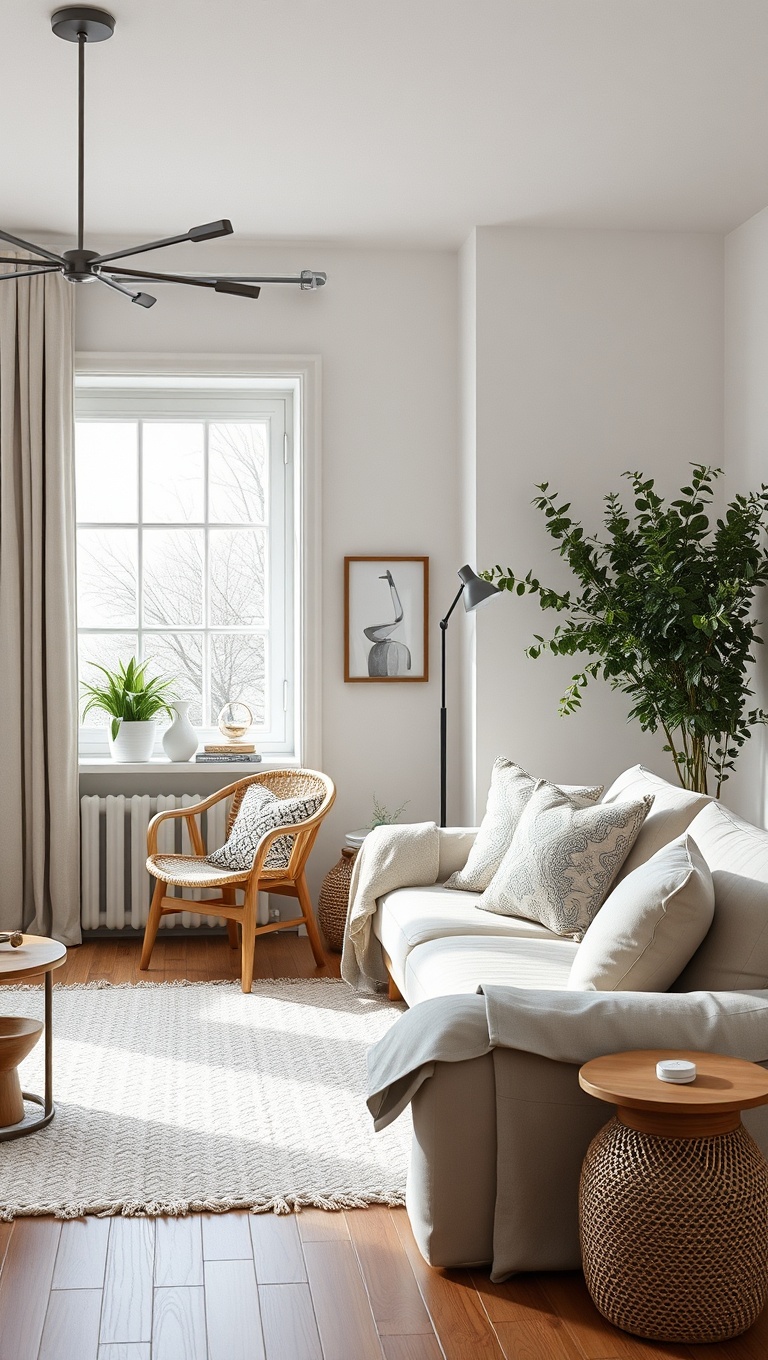 25 Cozy Scandinavian Minimalist Ideas to Transform Your Space - 17. Keep Surfaces Clutter-Free for Calmness
