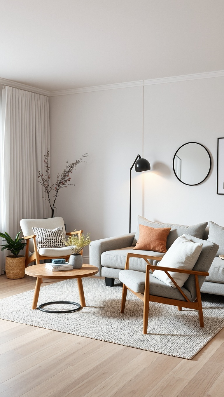 25 Cozy Scandinavian Minimalist Ideas to Transform Your Space - 7. Choose Functional Furniture with Clean Lines
