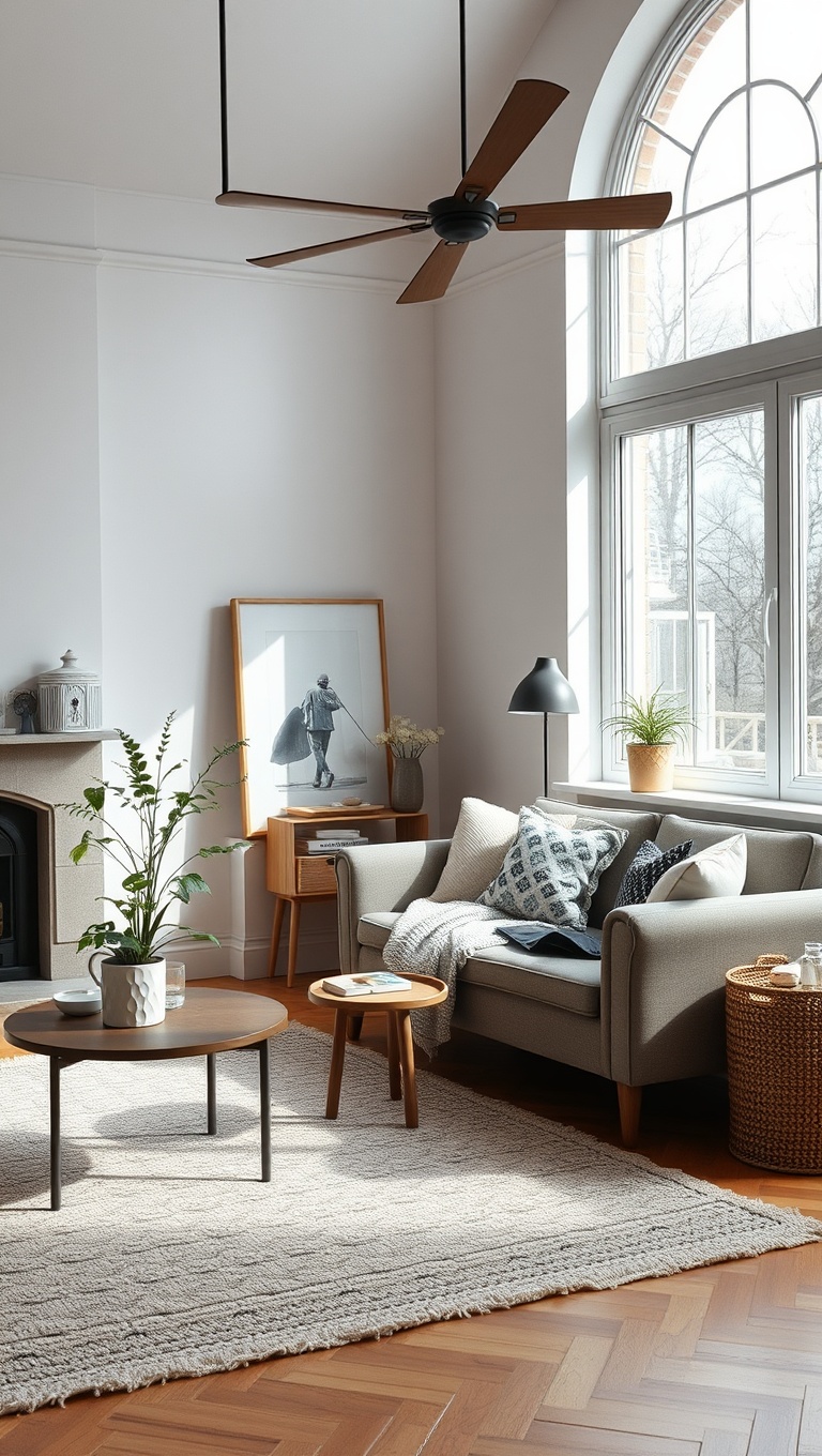 25 Cozy Scandinavian Minimalist Ideas to Transform Your Space - 20. Add a Statement Piece to the Room