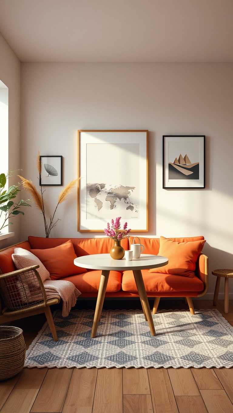 25 Cozy Scandinavian Minimalist Ideas to Transform Your Space - 10. Use Simple Artwork to Add Personality