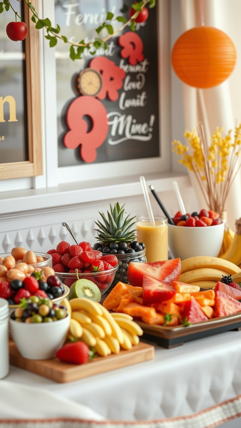 25 Creative Ways to Set Up a Seasonal Fruit and Snack Bar - 19. Themed Snack Bars for Special Occasions