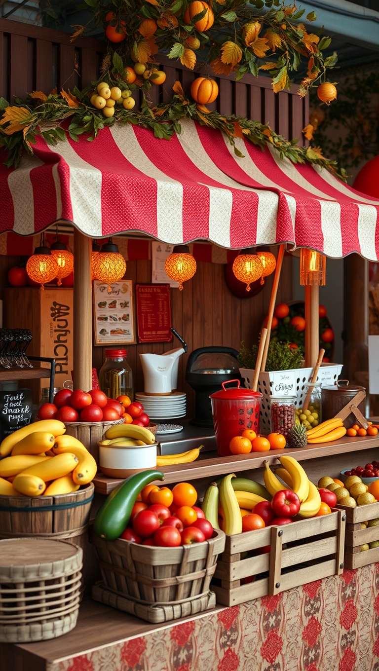 25 Creative Ways to Set Up a Seasonal Fruit and Snack Bar - 14. Kid-Friendly Snack Bar: Fun for All Ages