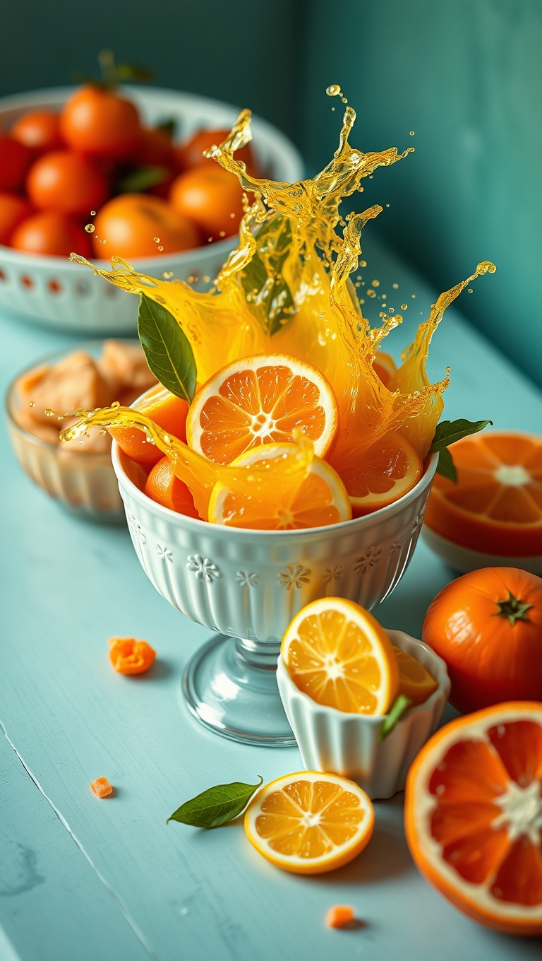 25 Creative Ways to Set Up a Seasonal Fruit and Snack Bar - 1. Bright and Cheery Citrus Splash