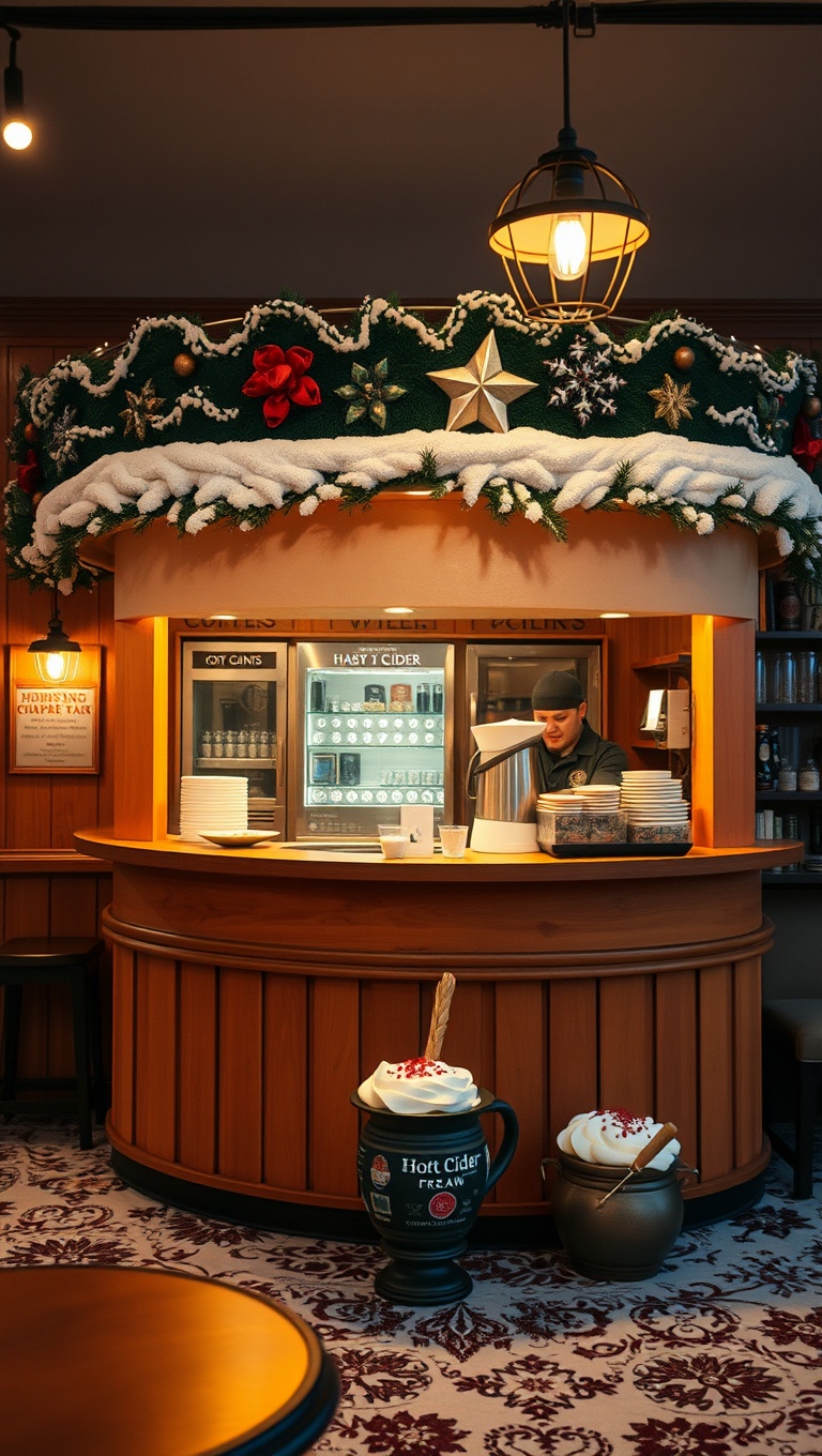 25 Cozy Hot Cider Bar Ideas to Warm Your Heart - 6. Whipped Cream Station