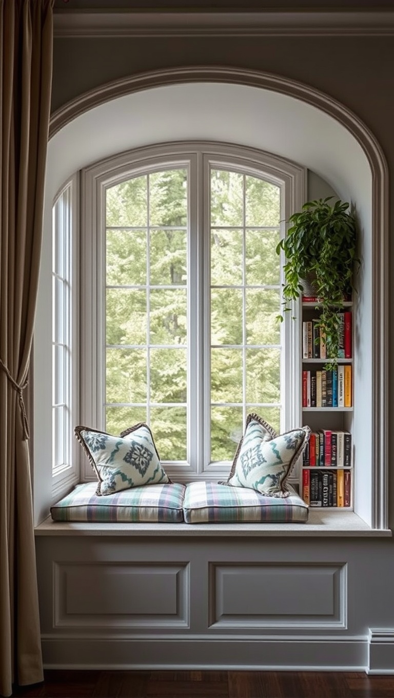 25 Cozy Window Seat Reading Nook Ideas to Spark Your Imagination - 4. A Bookshelf Built-In