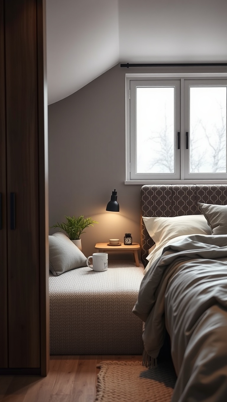 25 Cozy Bedroom Coffee Nook Ideas to Sip and Savor - 24. Under the Bed Bliss: Utilize Hidden Spaces