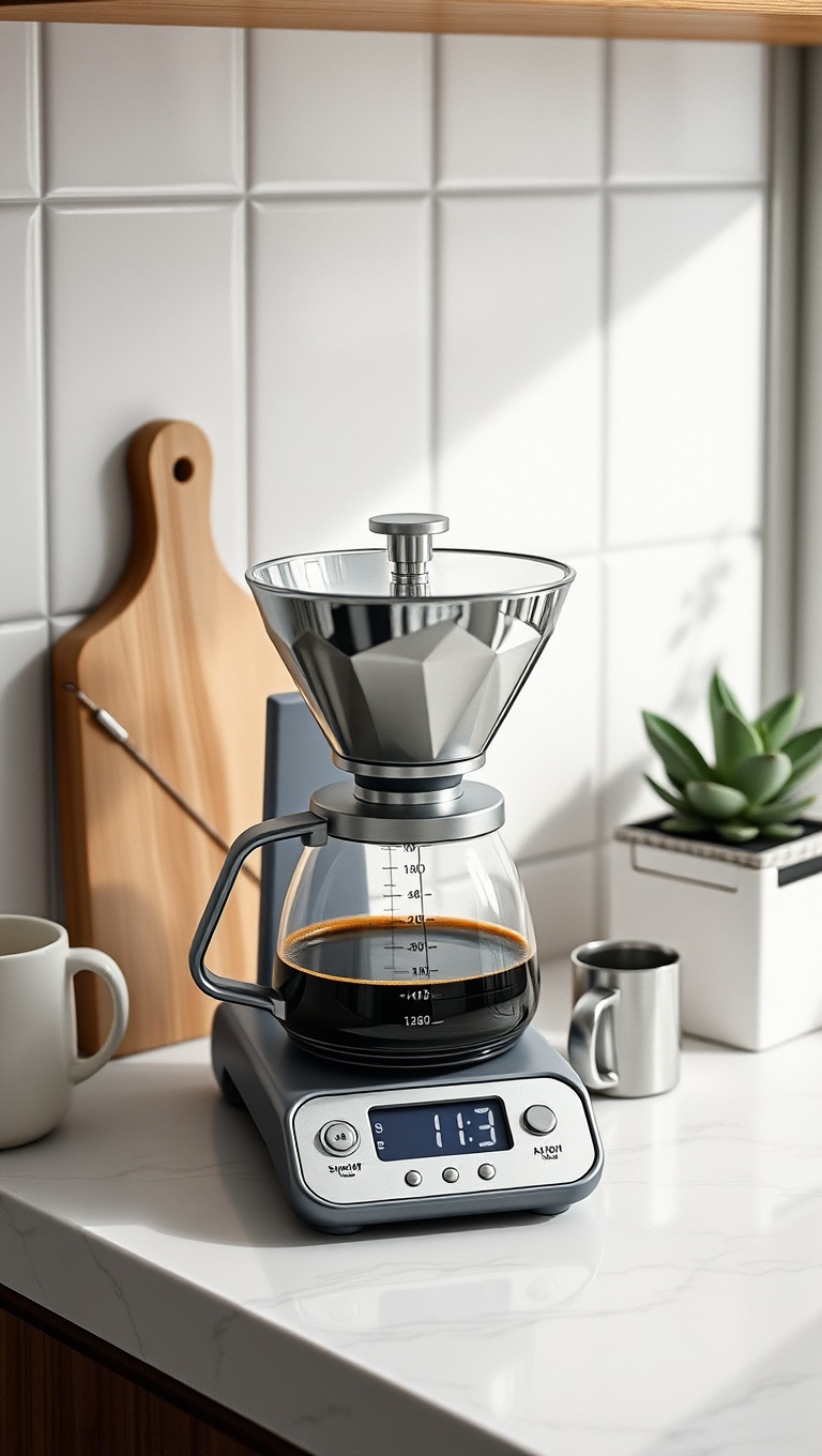 25 Chic Coffee Corner Accessories That Will Transform Your Space - 16. Modern Coffee Scale for Precision