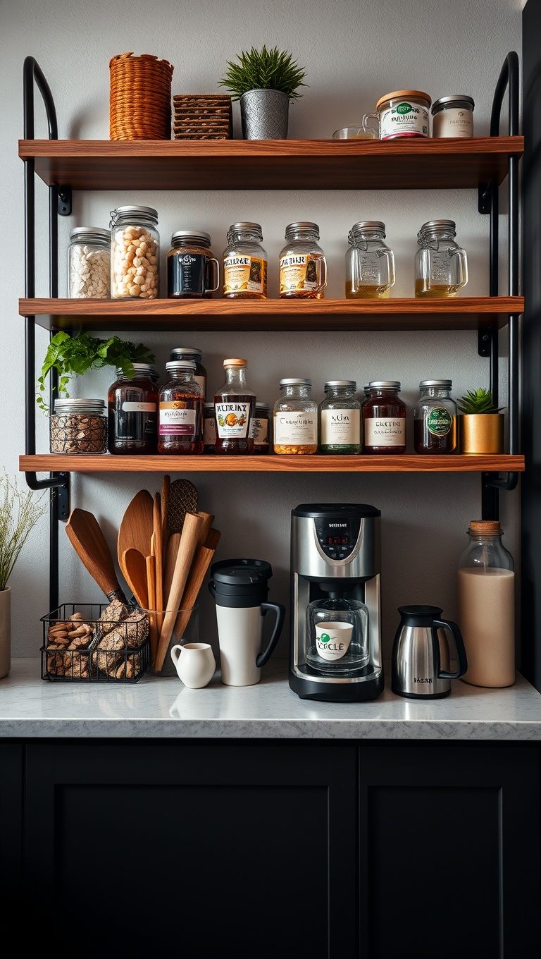 25 Adorable Ideas for Your Compact Coffee Bar Setup