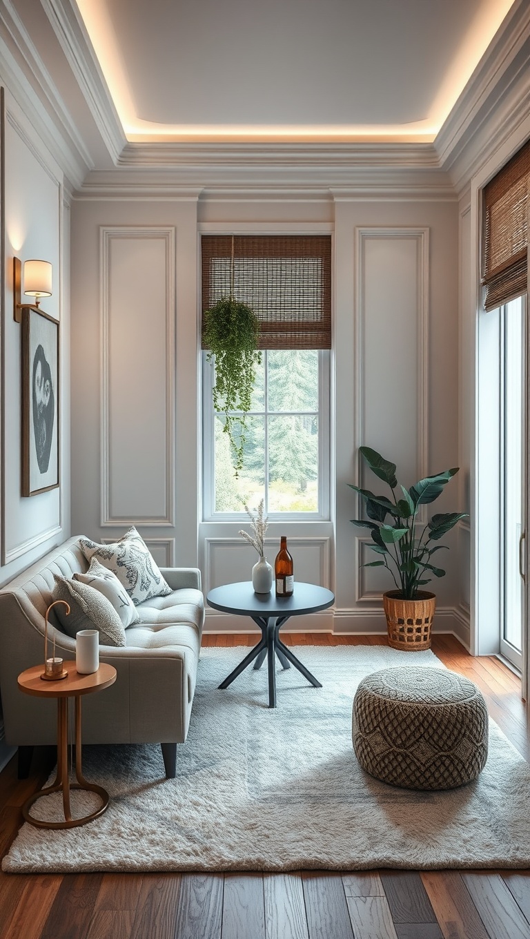 25 Stunning Ideas for Your Luxurious Coffee Nook - 11. Cozy Rugs to Warm Up Your Coffee Nook