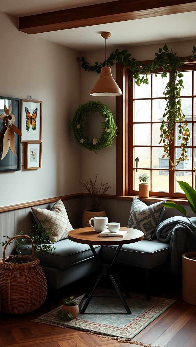 25 Cozy and Creative Ideas for Your Personalized Coffee Nook - 7. Seasonal Decor: Switch Up the Vibe with the Seasons